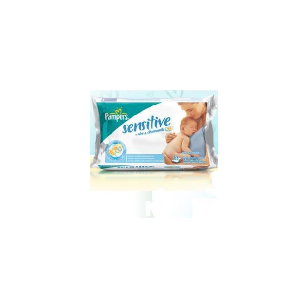 PAMPERS SALV SENSIV VASCH 63PZ