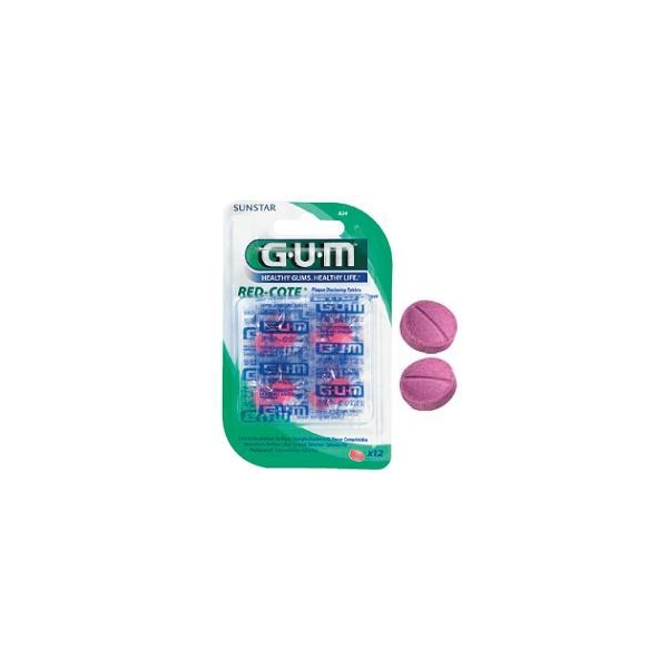 GUM RED-COTE RIV PLACCA 12PAST