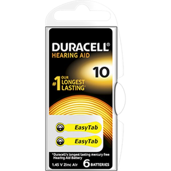 DURACELL EASY TAB 10 GIALLO