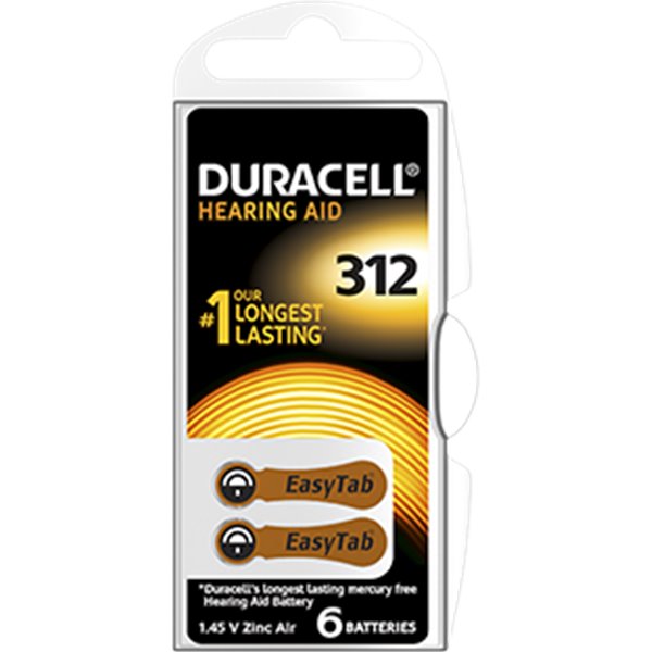 DURACELL EASY TAB 312 MARRONE