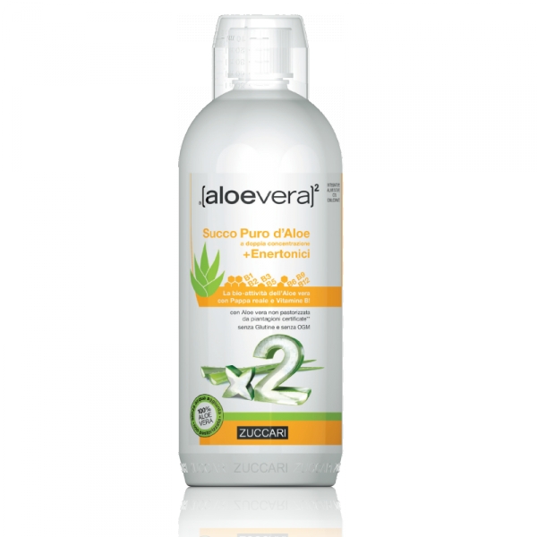 ALOEVERA2 succo puro d'aloe + enertonici