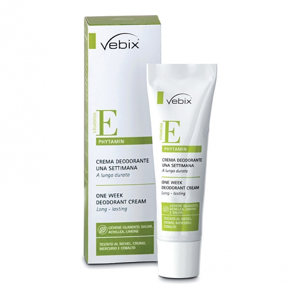 VEBIX PHYTAMIN crema deodorante una settimana