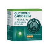 Glicerolo Carlo Erba adulti 6,75 g soluzione rettale