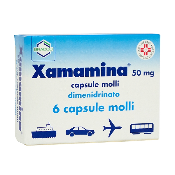 Xamamina 50 mg capsule molli 6 cpasule