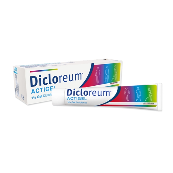 Dicloreum Actigel 1% gel diclofenac