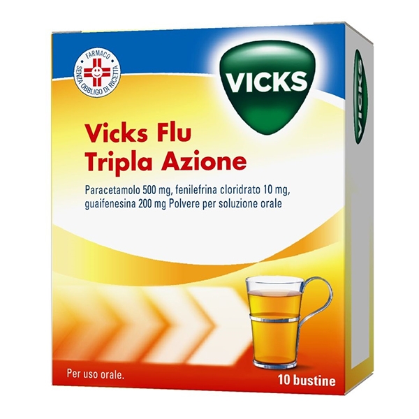 Vicks Flu Tripla Azione 10 bustine