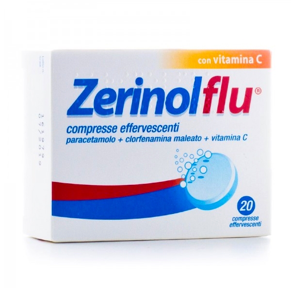 Zerinolflu 20 compresse effervescenti