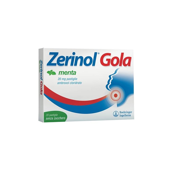 ZERINOL GOLA MENTA*20PAST 20MG