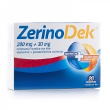 Zerinodek 200 mg + 30 mg 20 compresse rivestite con film