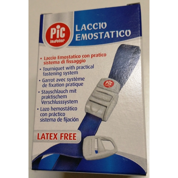 LACCIO EMOSTATICO PIC Professionale A FASCIA SENZA LATTICE