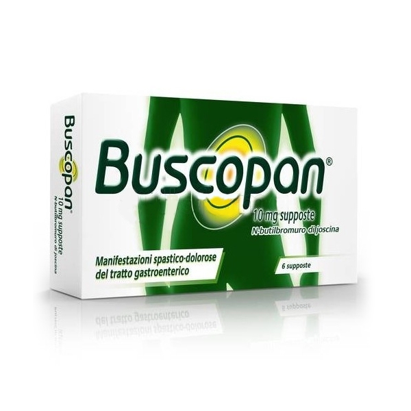 BUSCOPAN 6 SUPPOSTE 10MG