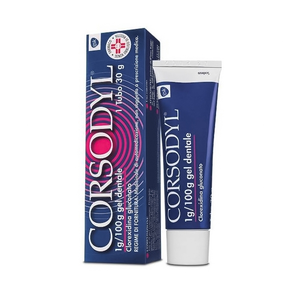 CORSODYL GEL DENTALE 30G 1G/100G