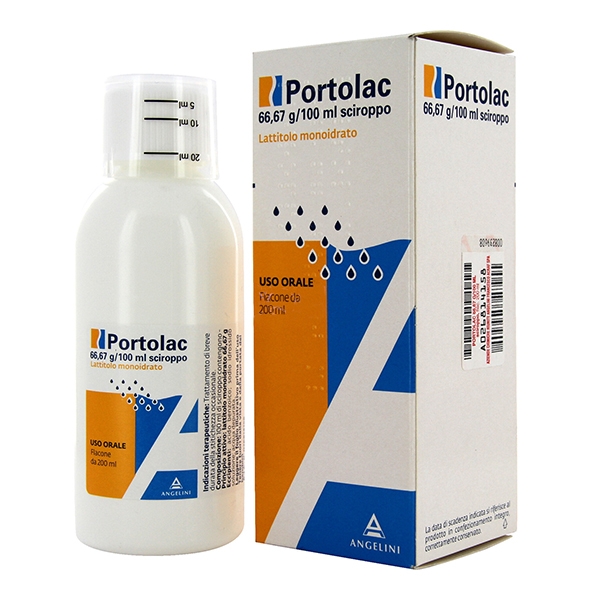 PORTOLAC SCIROPPO FLACONE 200ML 66,67G