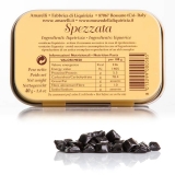 Amarelli Pure Licorice Candy Spezzata yellow tin box 1,4oz 40g