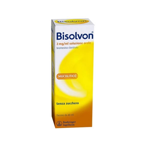 BISOLVON SOSPENSIONE ORALE SOLUZIONE FLACONE 40ML 2MG/ML