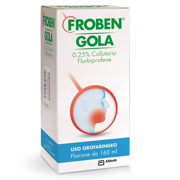 FROBEN GOLA COLLUTORIO 160ML 0,25%