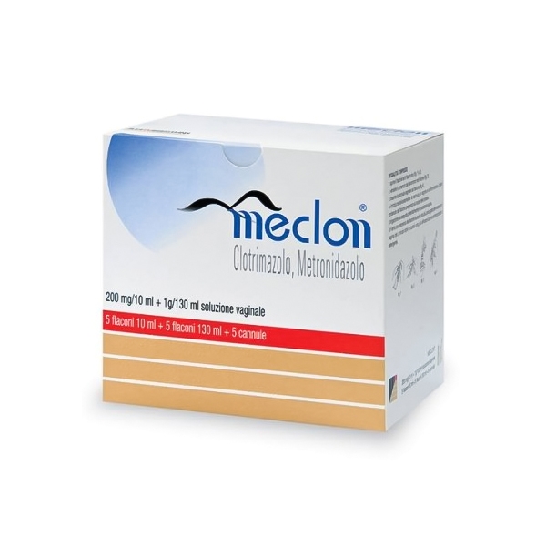 MECLON SOLUZIONE VAGINALE 5 FLACONCINI 130ML