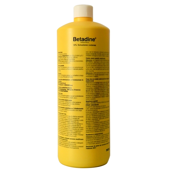 BETADINE SOLUZIONE CUTANEA FLACONE 1000ML