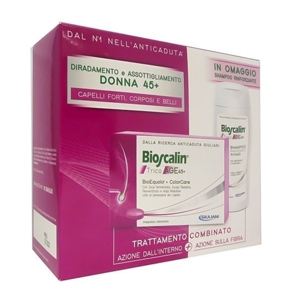 BIOSCALIN TRICOAGE COMPRESSE + SHAMPOO OMAGGIO