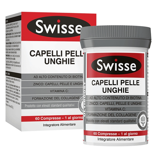 SWISSE CAPELLI PELLE UNGHIE 60CPR