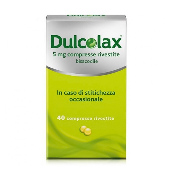 DULCOLAX 40CPR RIVESTITE 5MG