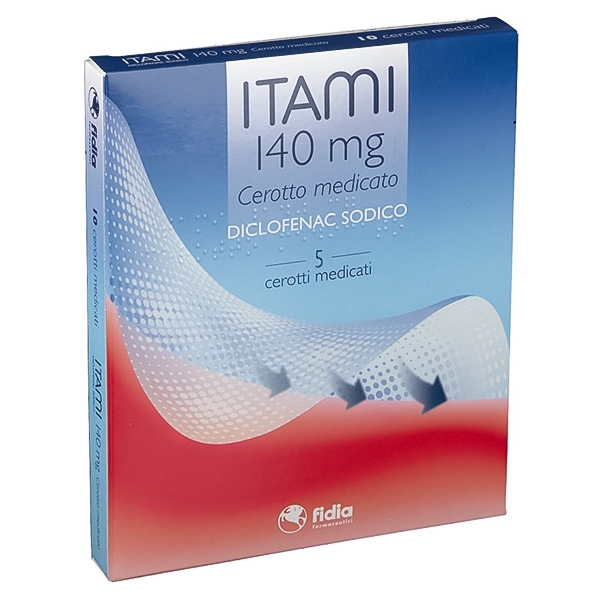 ITAMI 5 CEROTTI MEDICATI 140 MG