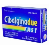 CIBALGINA DUE FAST*12CPR 200MG