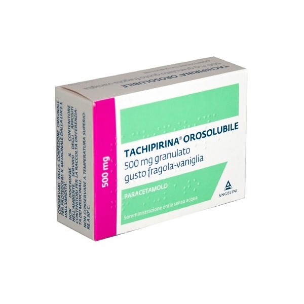 TACHIPIRINA OROSOLUBILE 12 BUSTINE 500 MG