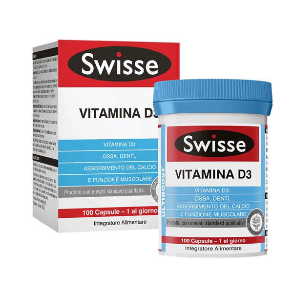 SWISSE VITAMINA D3 100 CPS