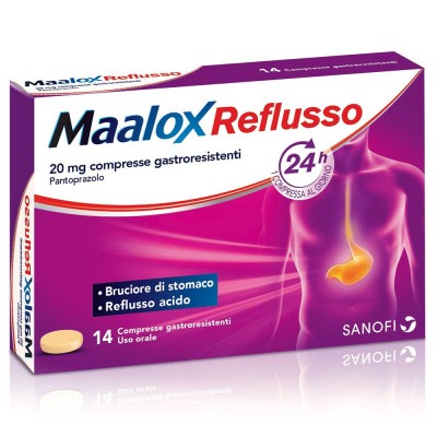 MAALOX REFLUSSO 20 MG 14 COMPRESSE GASTRORESISTENTI