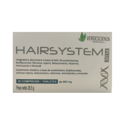 HAIRSYSTEM Plus 30 Compresse - Integratore Capelli e Unghie