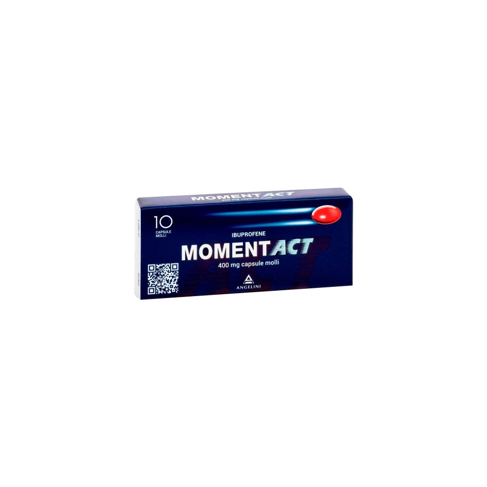 Moment ACT 400 mg 10 capsule molli