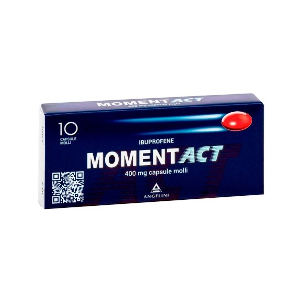 Moment ACT 400 mg 10 capsule molli