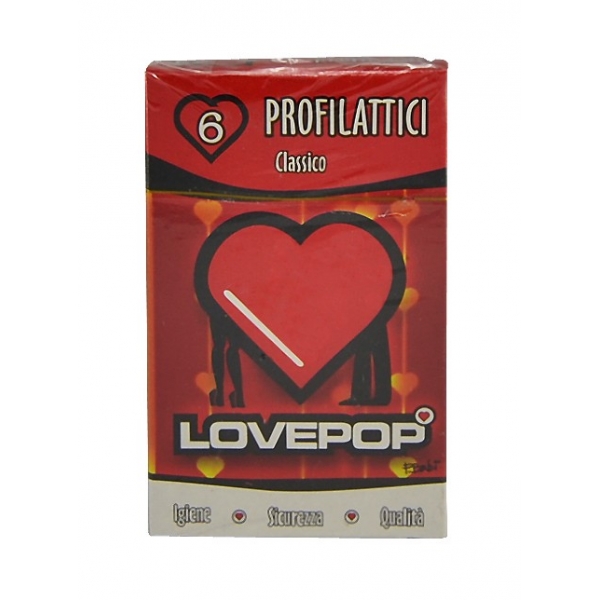 LOVEPOP Profilattici classico 6 pz