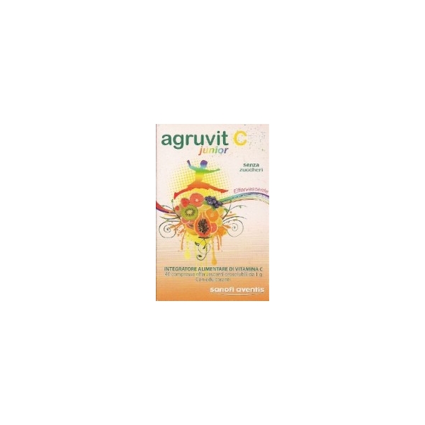 Agruvit Junior vit.C 40cp efferv