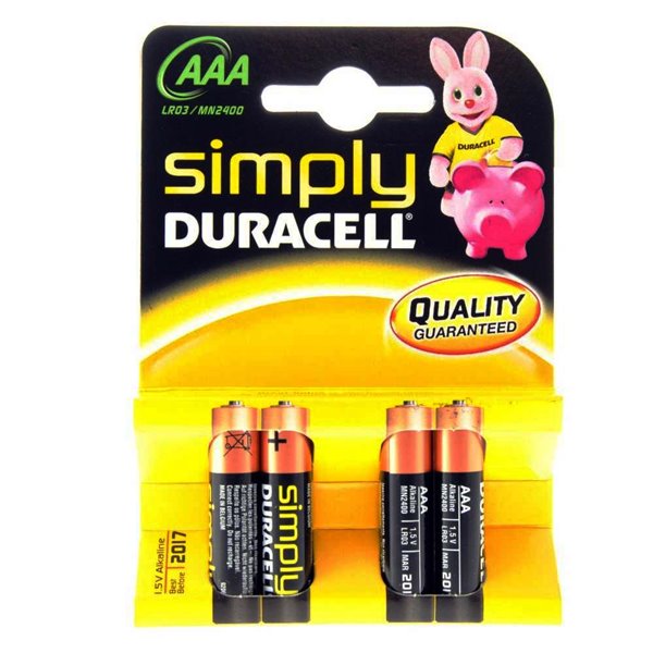 DURACELL SIMPLY MINI STILO AAA